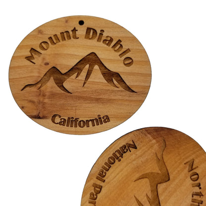 Mount Kilimanjaro Ornament Wood Ornament Tanzania Africa Souvenir Mountain Ornament Climbing Hiking