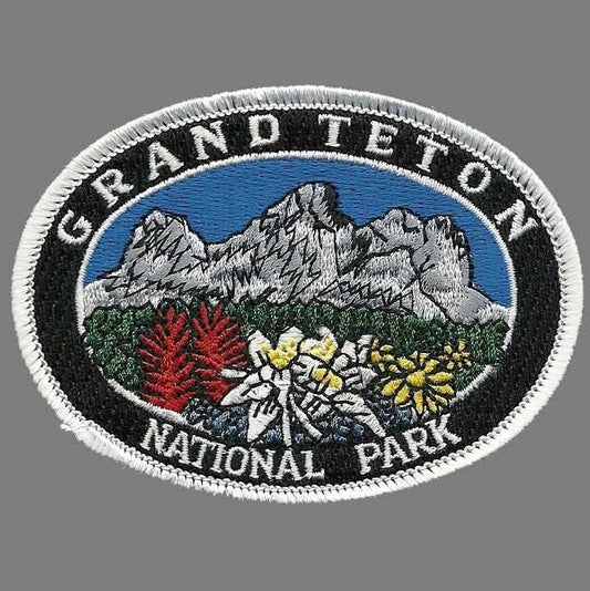 Wyoming Patch – WY Grand Teton National Park - Travel Patch Iron On – 3.5"