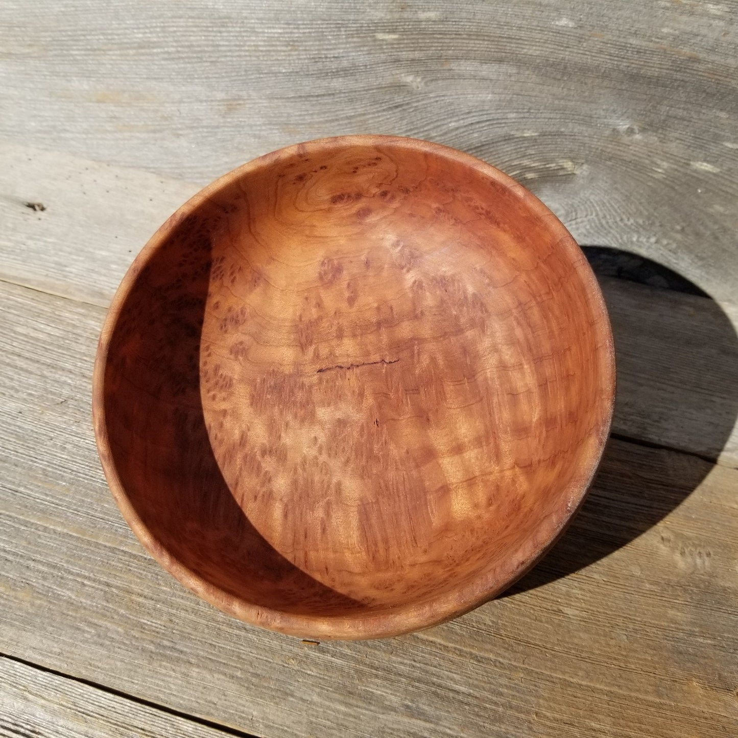 Redwood Burl Bowl Hand Turned 5 Inch Wood Salad Bowl Gorgeous Grain #440 Wood Art California Redwood 7 Inch