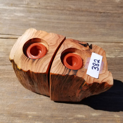 Wood Salt and Pepper Shakers Rustic California Redwood Set Handmade #382 Manly Gift Engagement Gift Housewarming Gift Lodge Style