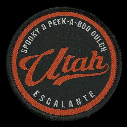 Utah Patch – UT Escalante Spooky Peek A Boo Gulch - Travel Patch – Souvenir Patch – Embellishment Applique –  2.5" Iron On