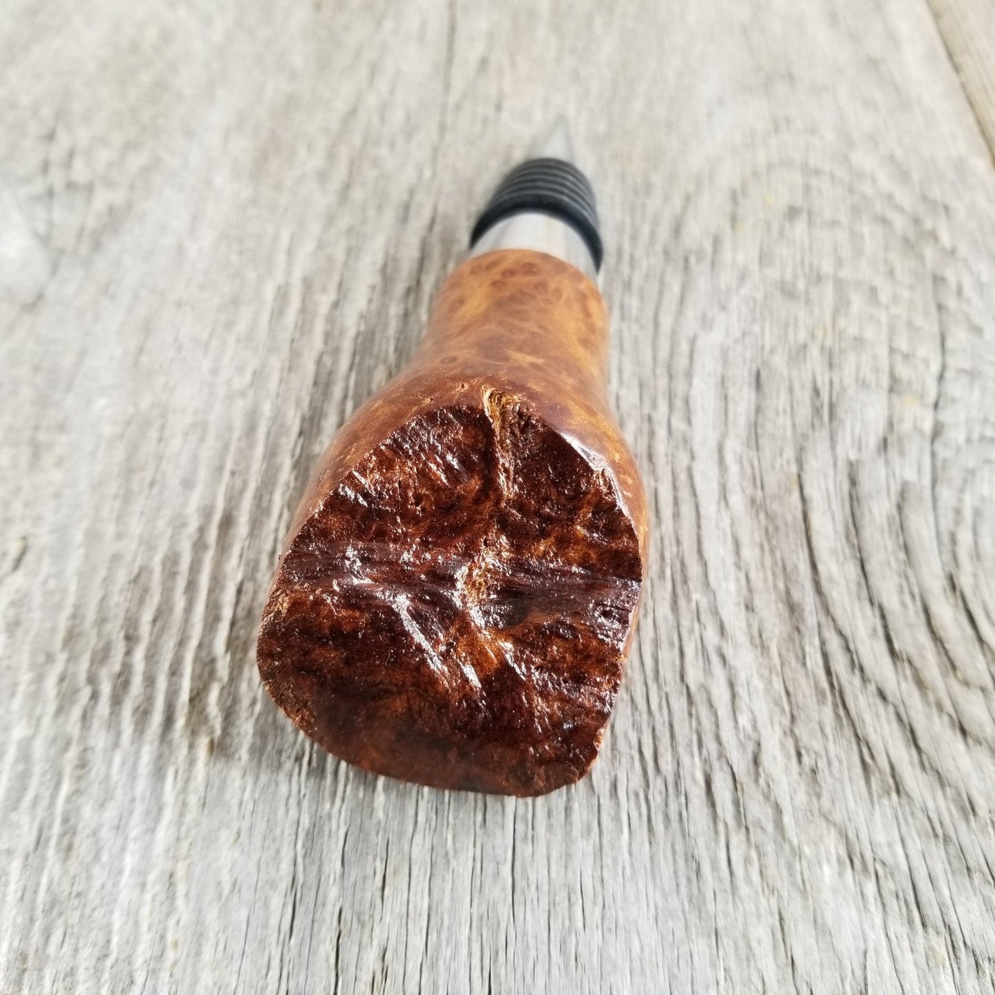 Wine Stopper Redwood Live Edge - Rustic Redwood Burl - Wedding Gift #298