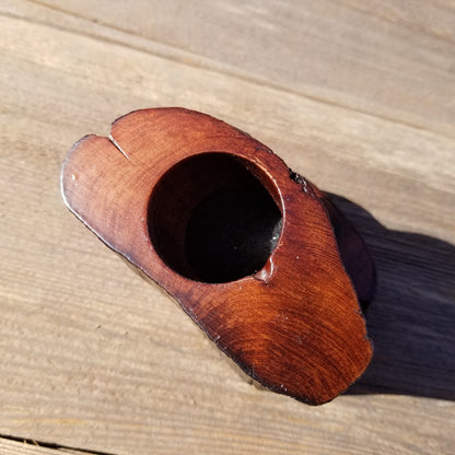 Wood Trinket Box Handmade Box with Redwood Rustic California Redwood Jewelry Box Storage Box Limb Box #317 Ring Box