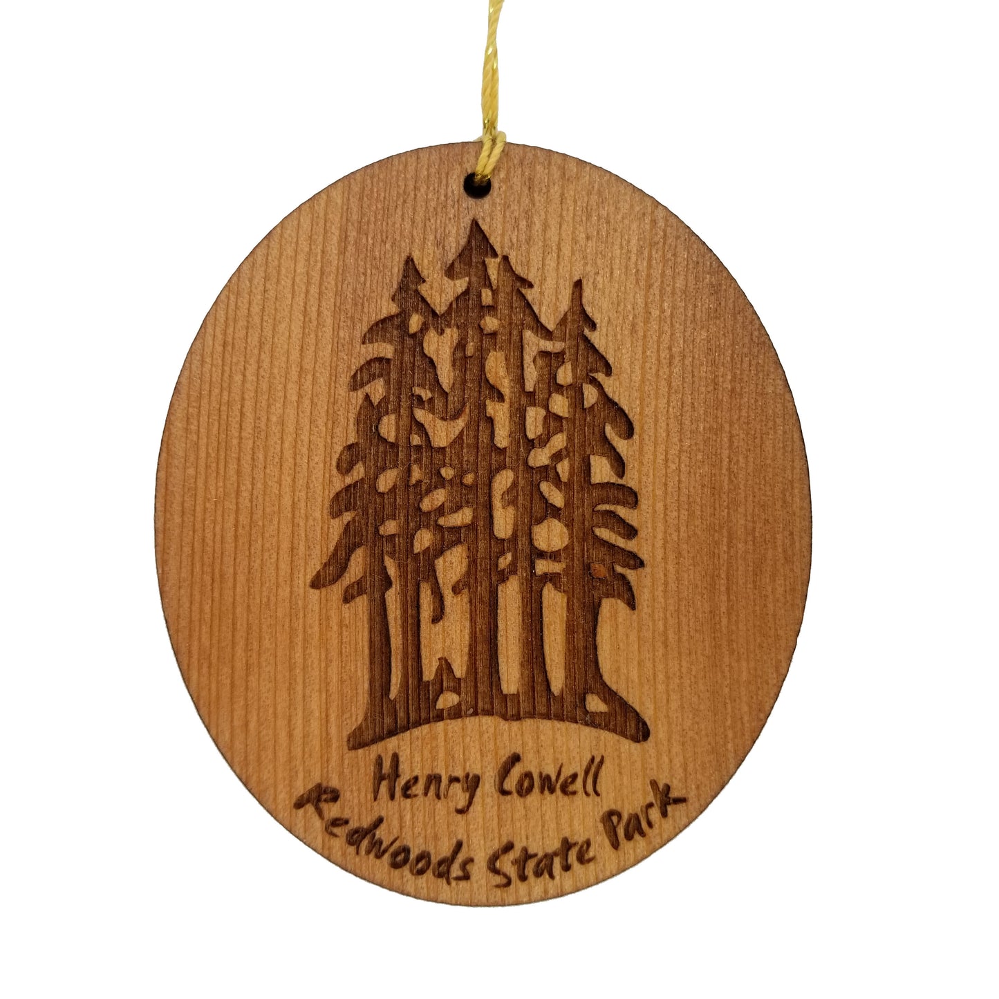 Wholesale Henry Cowell Redwoods State Park Ornament - Forest Trees Christmas - Wood California Redwoods Souvenir