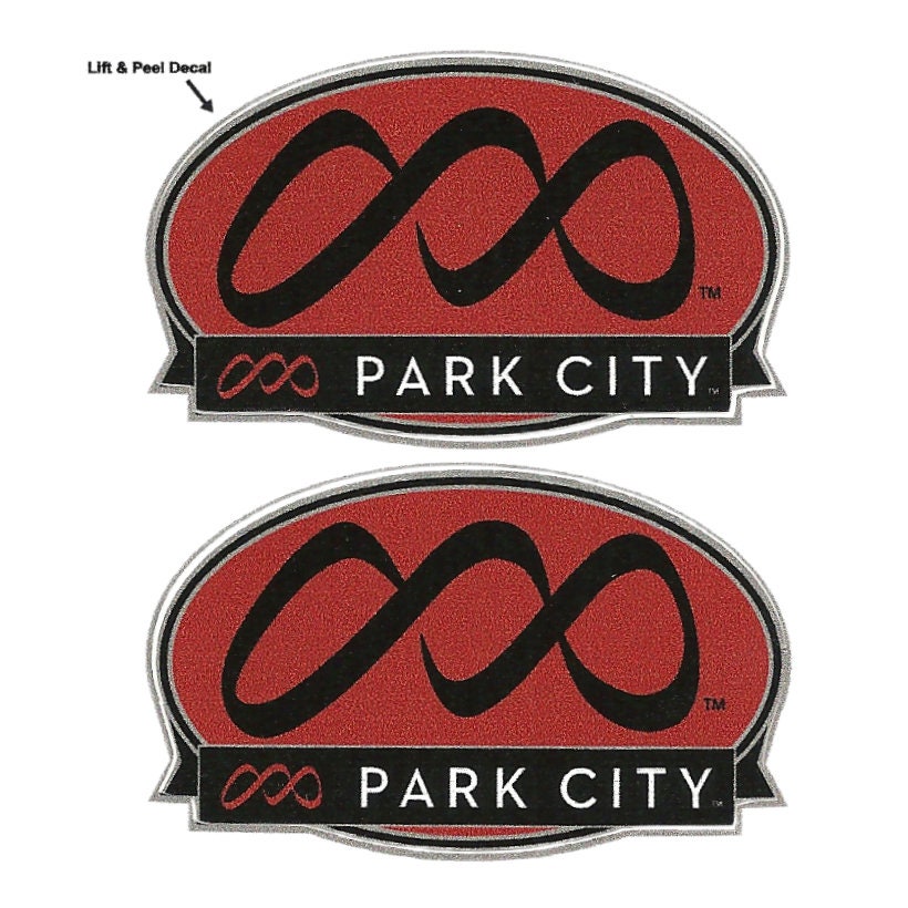 Park City Utah Decals x2 Mountain Resort Logo - Travel Sticker – UT Souvenir Decal – Travel Gift 2.25"" Made in USA Decal Water Bottle Ski