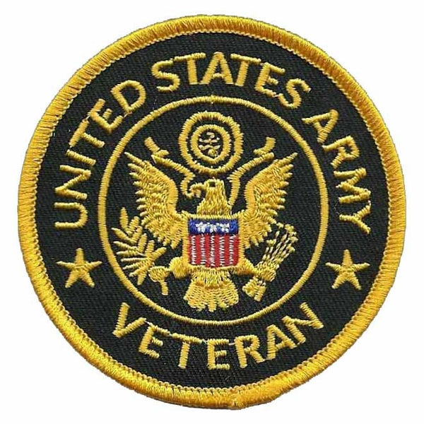 United States Army Veteran Patch Iron On United States Veteran Militar ...
