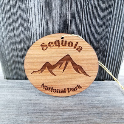 Wholesale Sequoia National Park Mountains Ornament Wood California Souvenir