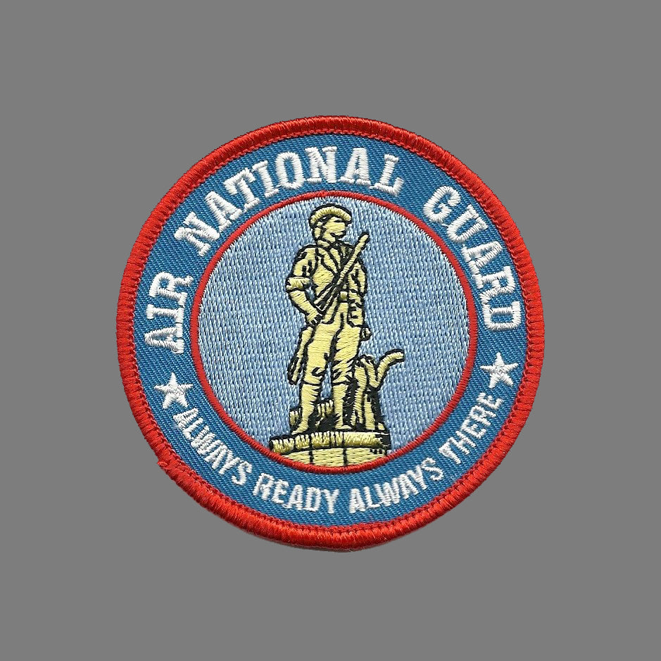 Air National Guard Patch - Always Ready Always There Iron On Souvenir Badge Emblem