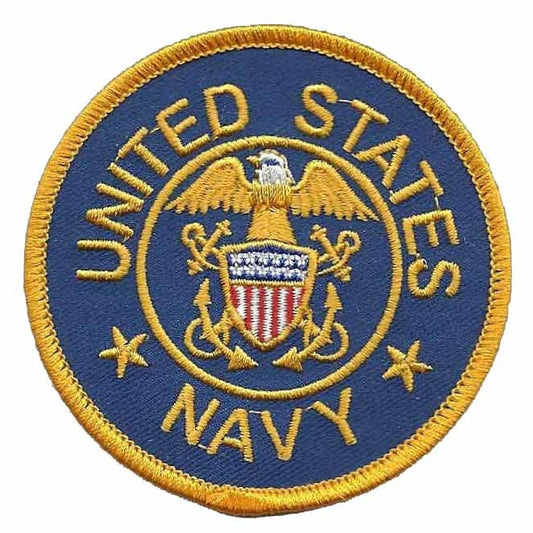 US Navy Patch Iron On Country Pride Patch US Military Patch Badge Emblem 3"