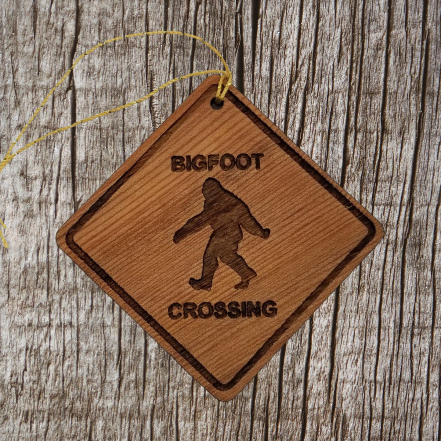 Wholesale Bigfoot Ornament - Bigfoot Crossing PNW Souvenir