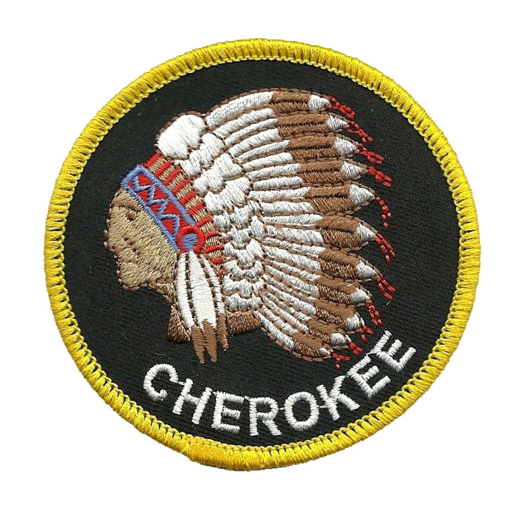 Cherokee Patch - Native American Indian - Iron on Souvenir