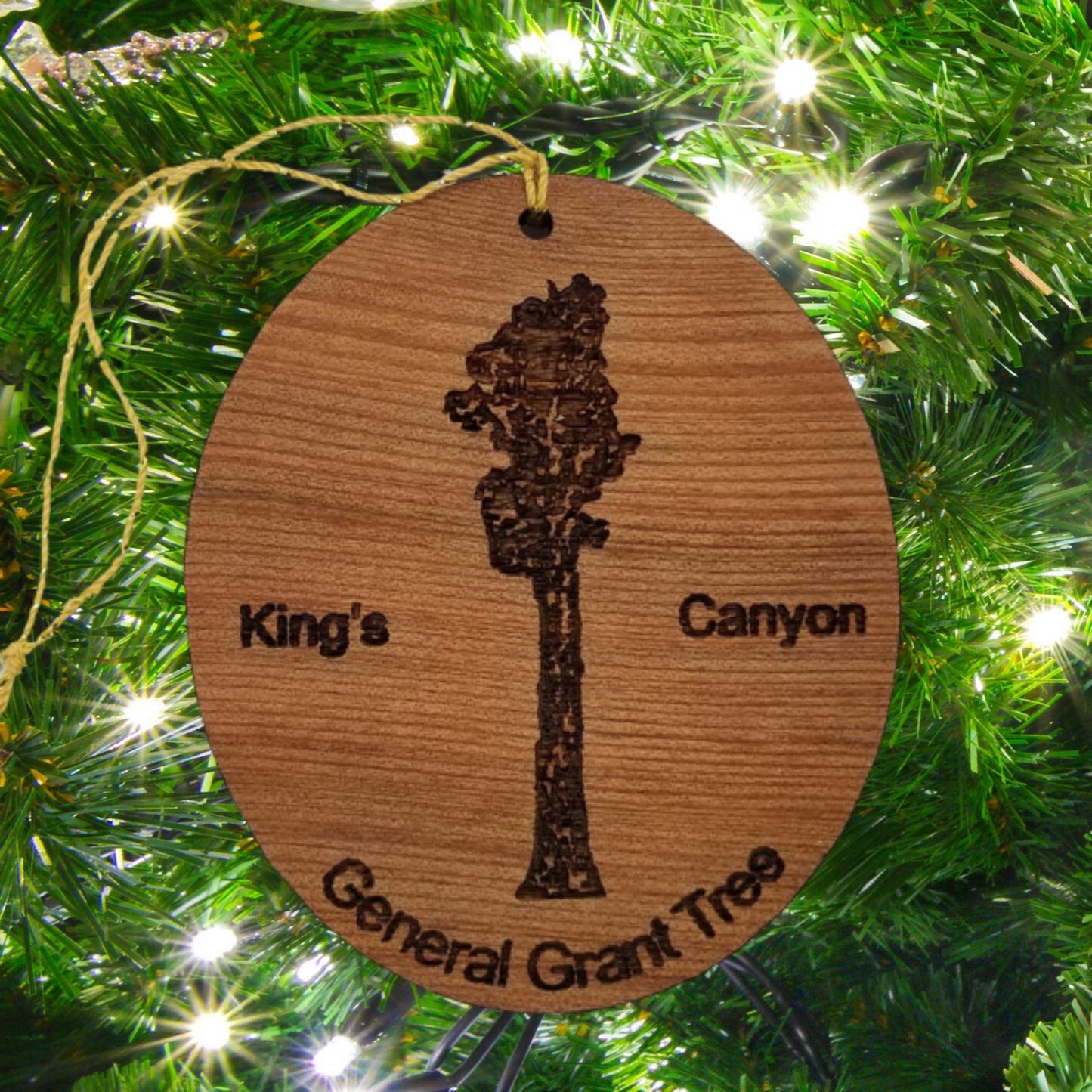 General Grant Tree King's Canyon National Park Redwood Ornament