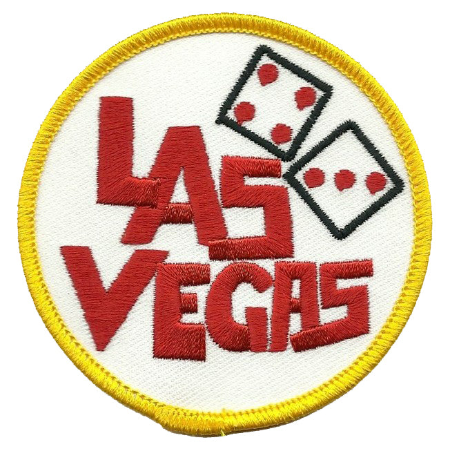 Nevada Patch - Iron On Las Vegas - Dice Gambling Souvenir Badge Emblem