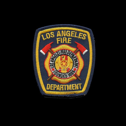 Los Angeles Patch - CA Souvenir - Fire Department Iron On Souvenir Badge Emblem Applique