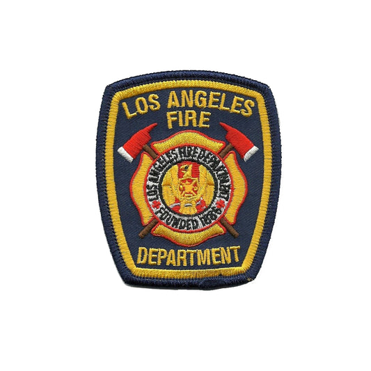 Los Angeles Patch - CA Souvenir - Fire Department Iron On Souvenir Badge Emblem Applique