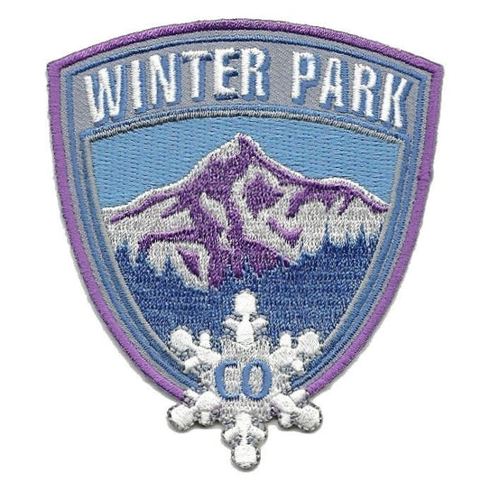 Winter Park Colorado Patch – Ski Patch- CO Resort Patch – Colorado Souvenir – Travel Patch – Iron On – Embellishment – Applique 3.25"