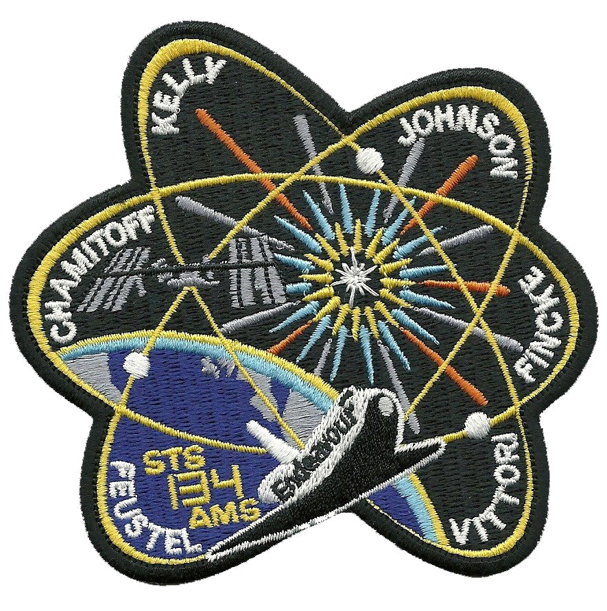 NASA STS-134 AMS Endeavour Iron On Patch Souvenir Badge Emblem