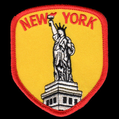 New York Statue of Liberty Patch Iron On Badge Emblem Applique Embroidered