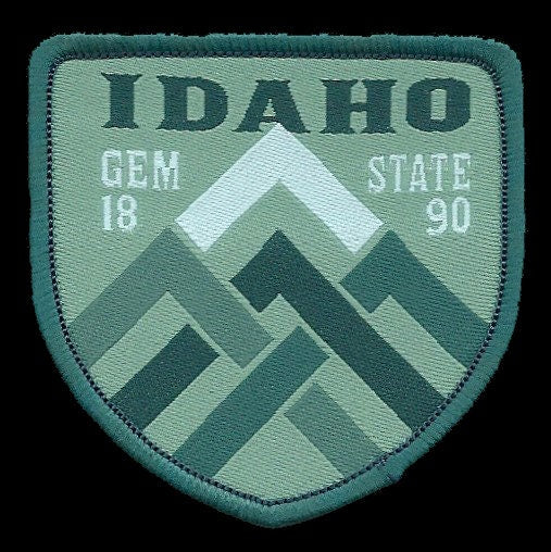 Idaho Patch – ID Gem State - Travel Patch – Souvenir Patch – Embellishment Applique –  2.25" Iron On