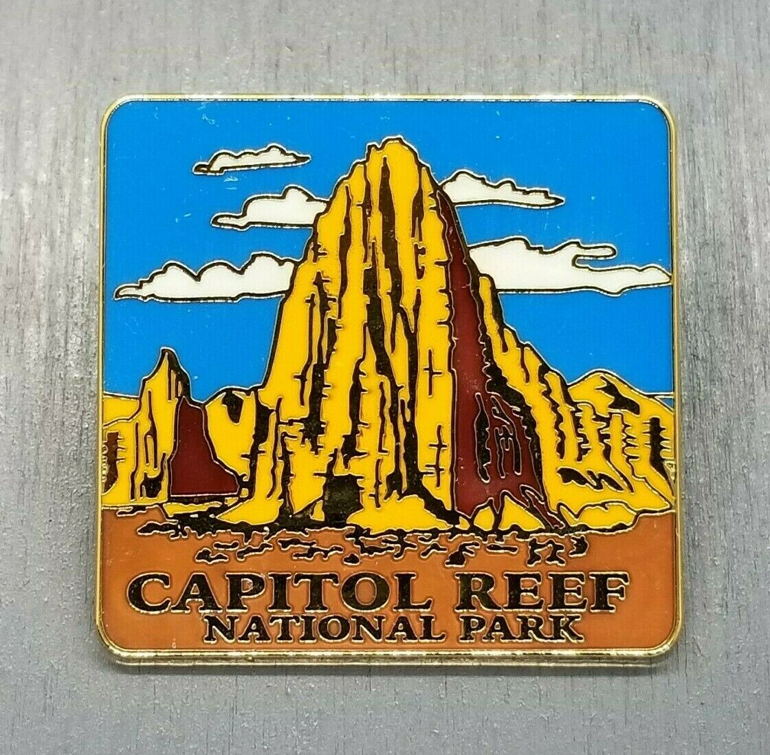 Utah Pin - Capitol Reef National Park UT Souvenir Hat Pin Lapel Travel 1.25"