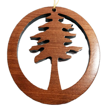 Redwood Tree Wood Christmas Ornament California Redwoods Handmade Wood Ornament