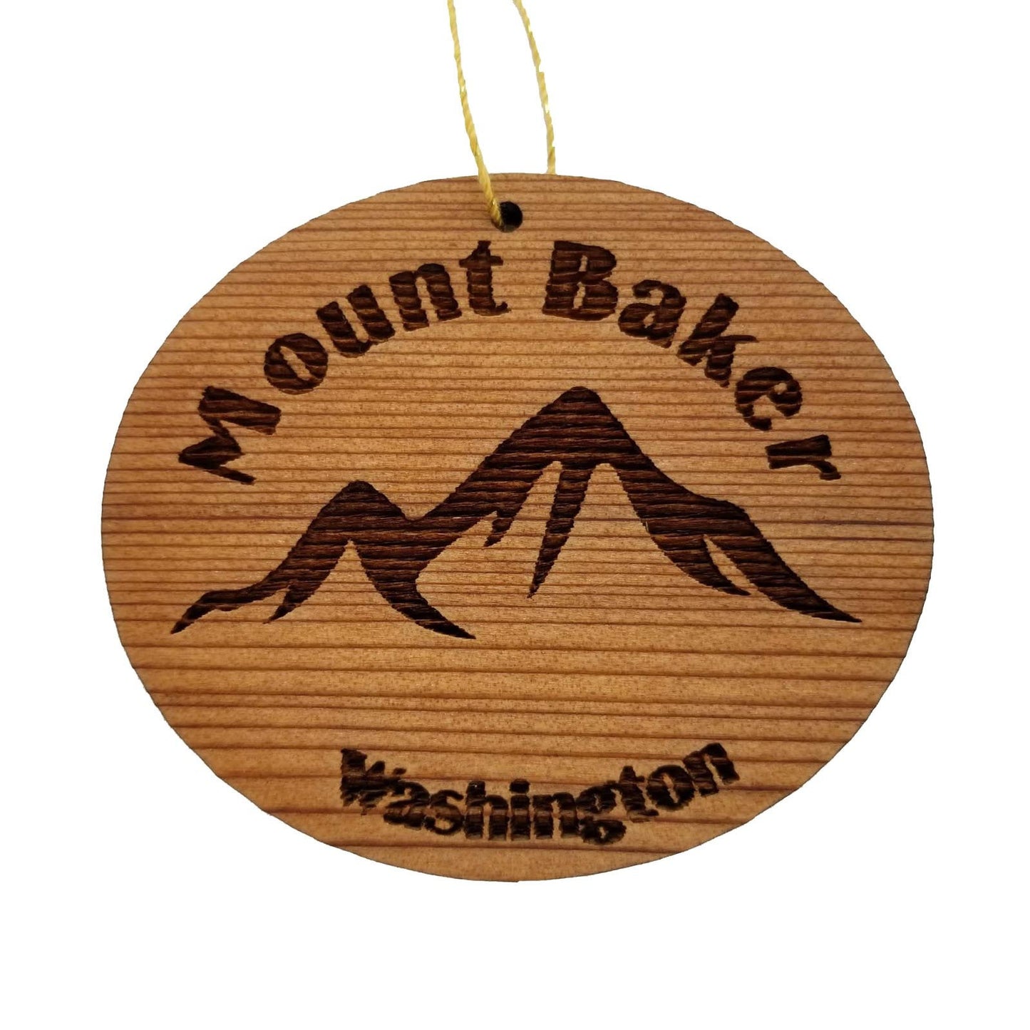 Wholesale Mount Baker Ornament Wood Washington Souvenir Mountains