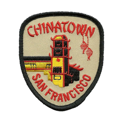 San Francisco Patch - China Town - Travel California Souvenir Badge Emblem