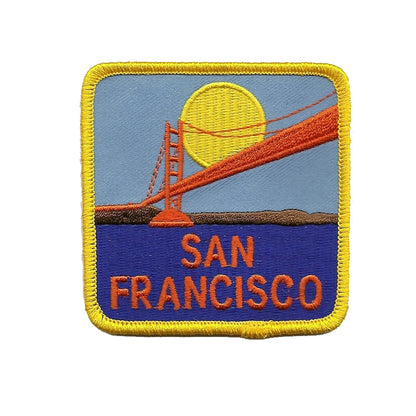 San Francisco Patch - Golden Gate Bridge - Daytime California Souvenir Badge Emblem Applique