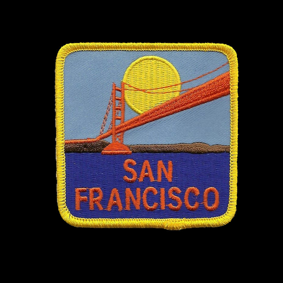 San Francisco Patch - Golden Gate Bridge - Daytime California Souvenir Badge Emblem Applique