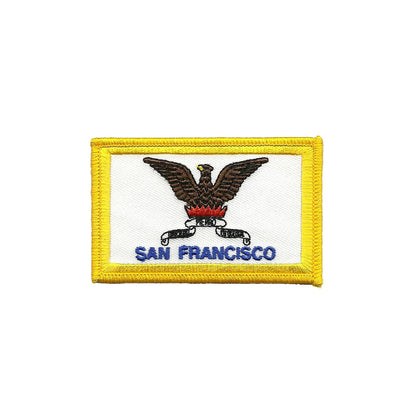 San Francisco Patch - California Souvenir Iron On - Phoenix  SF CA Flag Applique Badge Emblem Accessory