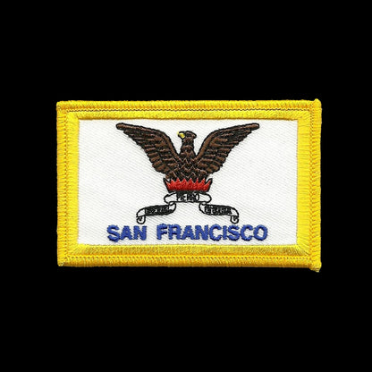 San Francisco Patch - California Souvenir Iron On - Phoenix  SF CA Flag Applique Badge Emblem Accessory