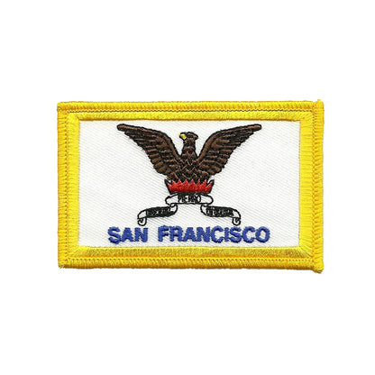 San Francisco Patch - California Souvenir Iron On - Phoenix  SF CA Flag Applique Badge Emblem Accessory