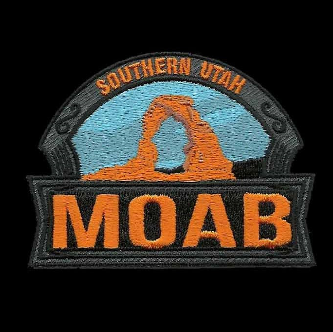 Southern Utah Patch - Moab UT - Arches National Park - Travel Patch Iron On - UT Souvenir Patch 3"