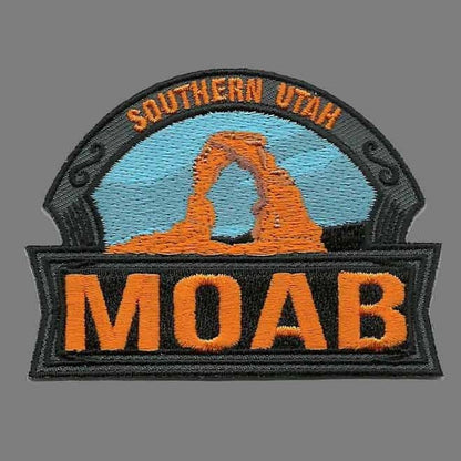 Southern Utah Patch - Moab UT - Arches National Park - Travel Patch Iron On - UT Souvenir Patch 3"