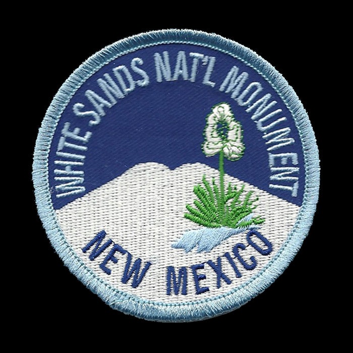 White Sands National Monument Iron on Patch New Mexico Souvenir Badge Emblem Applique