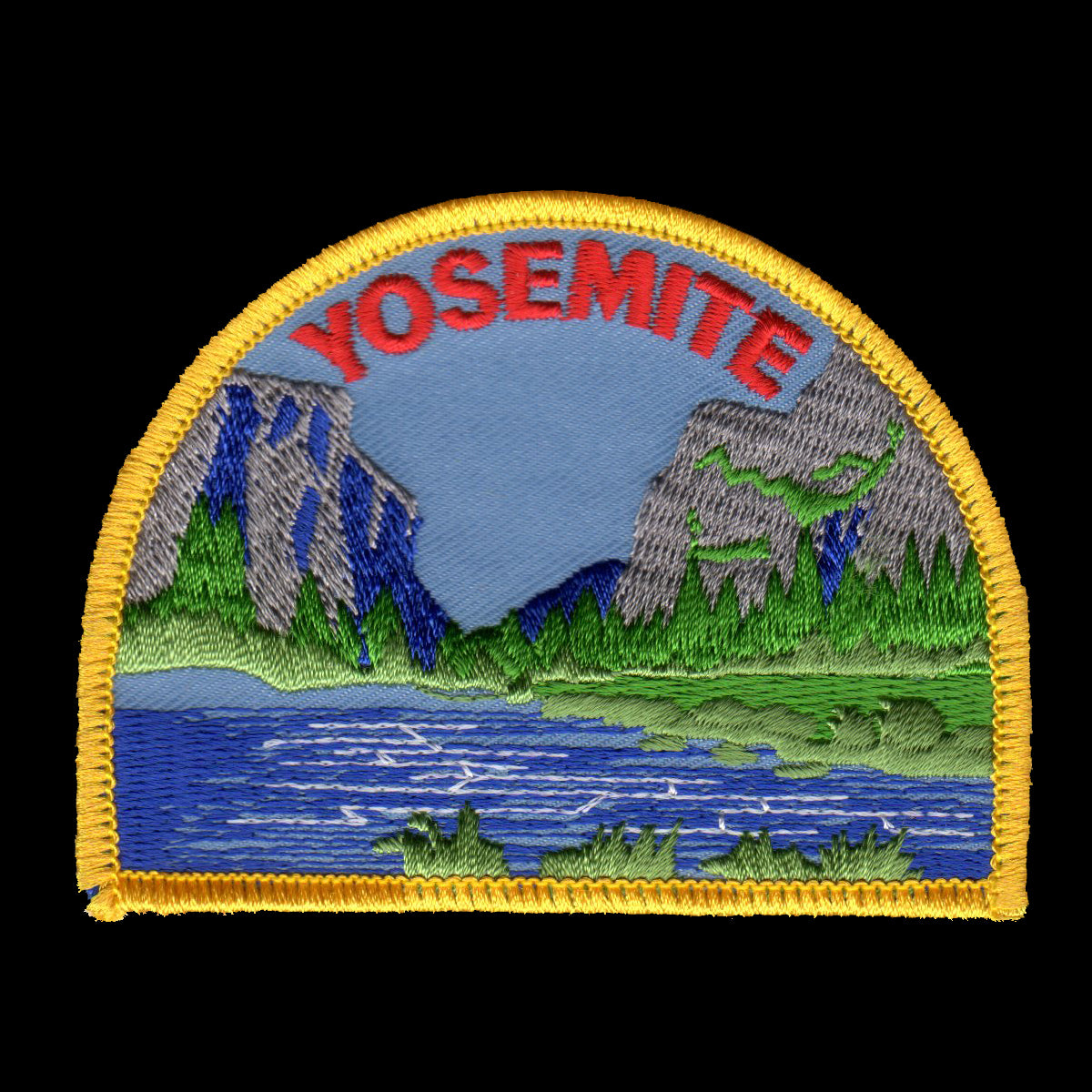 Yosemite National Park Iron On Patch Collectible Souvenir Gates of the Valley Half Dome El Capitan