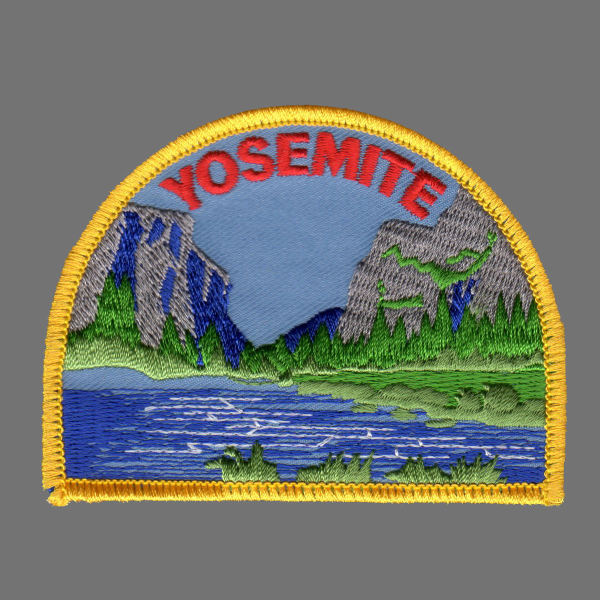 Yosemite National Park Iron On Patch Collectible Souvenir Gates of the Valley Half Dome El Capitan