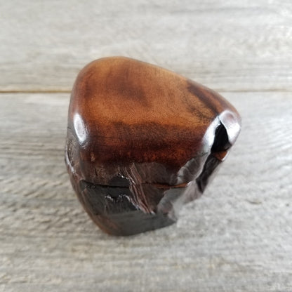 Handmade Wood Box with Redwood Rustic Ring Box Limb Box #293