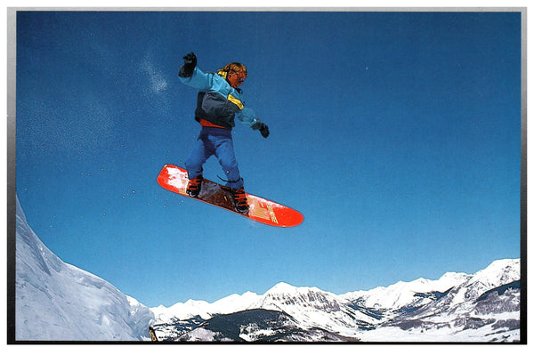 Ter ere van Herhaald Ten einde raad Vintage Rockies Postcard 4x6 Snow Surfing Snowboarding 1980s Sanborn S –  Happy Wood Products