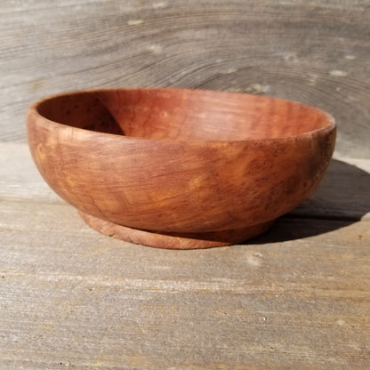 Redwood Burl Bowl Hand Turned 5 Inch Wood Salad Bowl Gorgeous Grain #440 Wood Art California Redwood 7 Inch