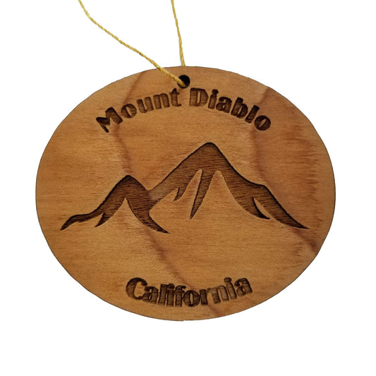 Wholesale Mount Diablo Ornament Wood California Souvenir Mountains