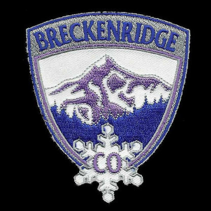 Breckenridge Colorado Patch - Ski Patch- CO Resort Patch - Colorado Souvenir - Travel Patch - Iron On - Embellishment - Applique