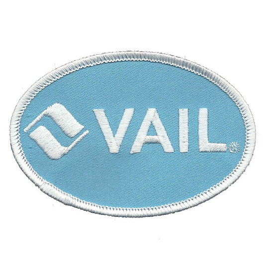 Vail Colorado Patch – CO Patch – Colorado Souvenir – Travel Patch – Iron On – Applique Ski Resort Ski Patch Oval 3.5"