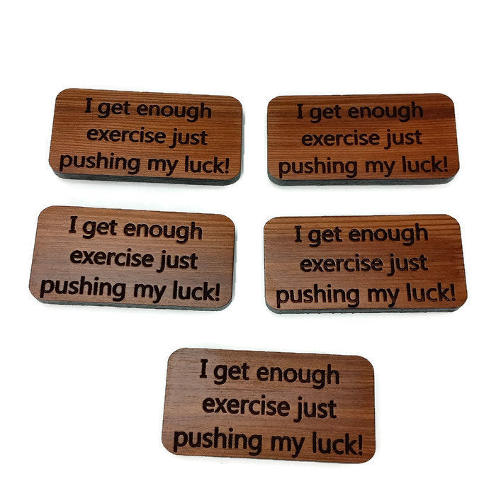 As For Me and My House Religious Wood Fridge Magnet USA Redwood Refrigerator