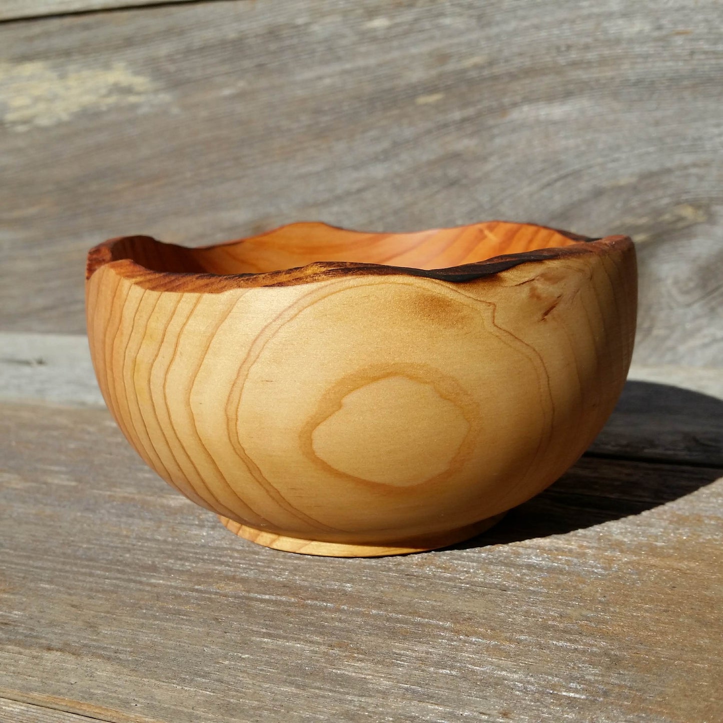 Cedar Bowl 5.25 Inch Handmade Wood Bowl #A20 Made in the USA Wood Gift