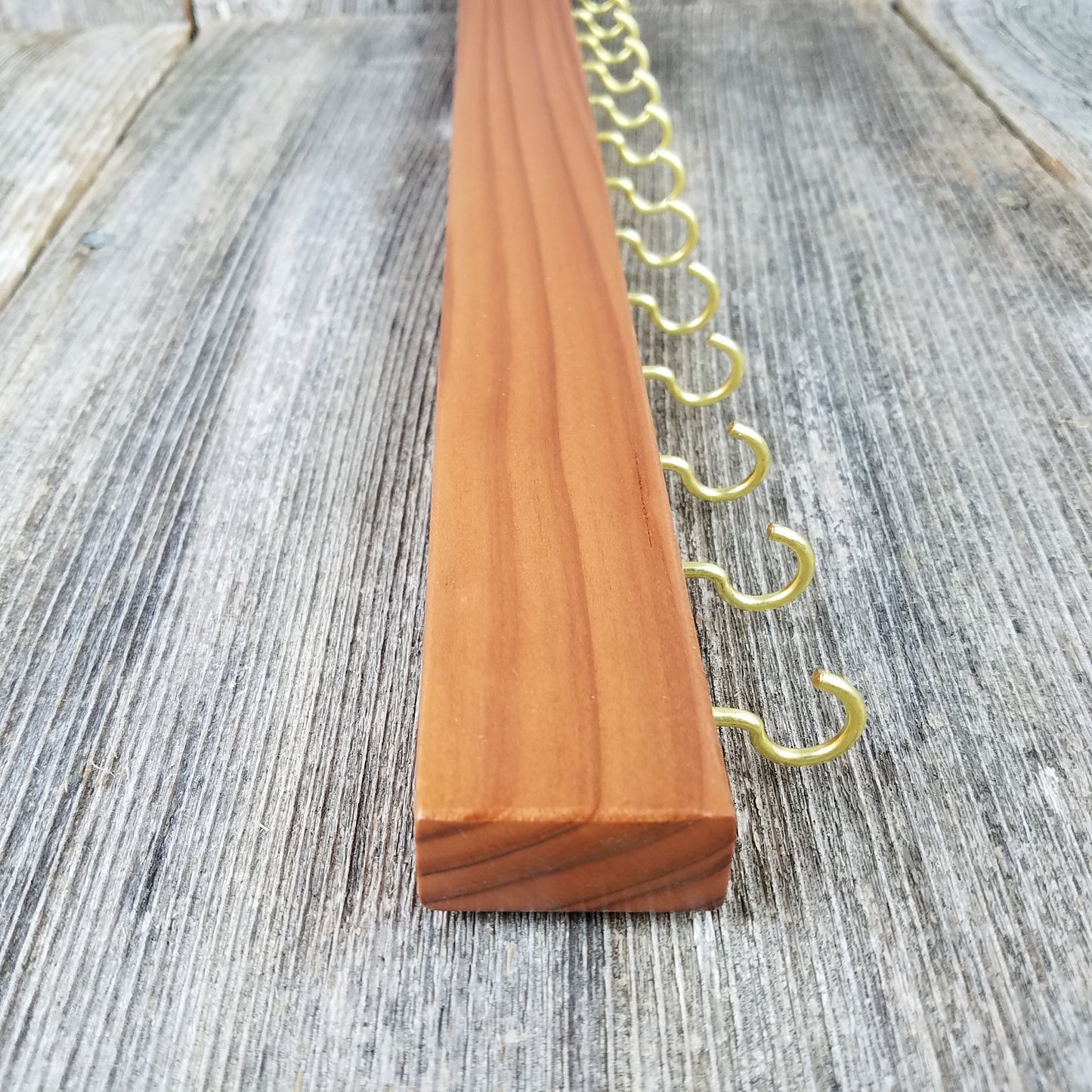 Necklace Holder - Necklace Display - Jewelry Organizer - Redwood Wood - Anniversary Gift - Mothers Day - Dorm Room Decor