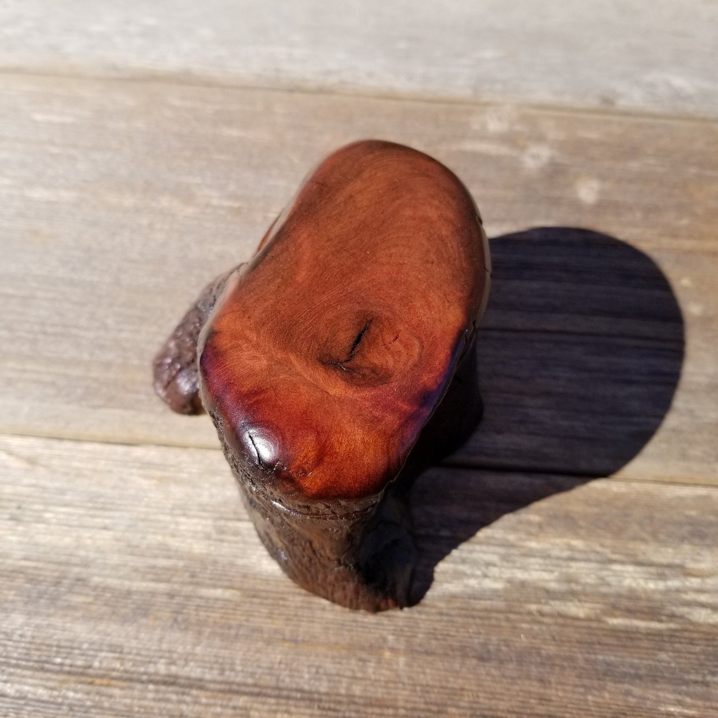 Wood Ring Box Redwood Rustic Handmade California Redwood #186