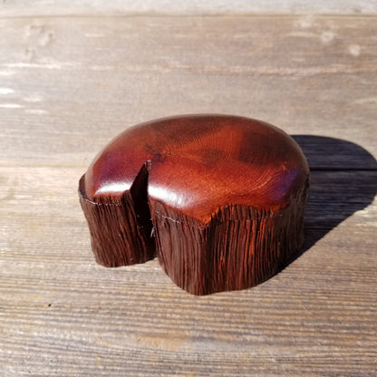 Handmade Wood Box with Redwood Rustic Handmade Ring Box California Redwood #187 Christmas Gift Anniversary Gift Ideas