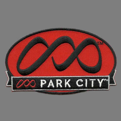 Park City Utah Patch - Mountain Resort Logo UT - Travel Patch Iron On - UT Souvenir Patch - Embellishment Applique - Travel Gift 3.75"