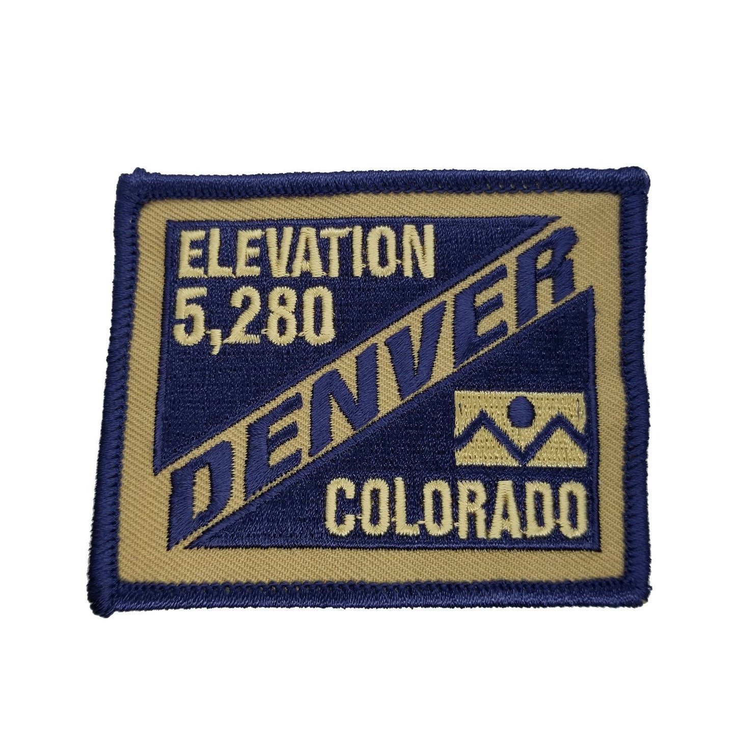 Denver Colorado Patch – CO Patch – Elevation 5,280 Colorado Souvenir – Travel Patch – Iron On – Applique Ski Resort Ski Patch